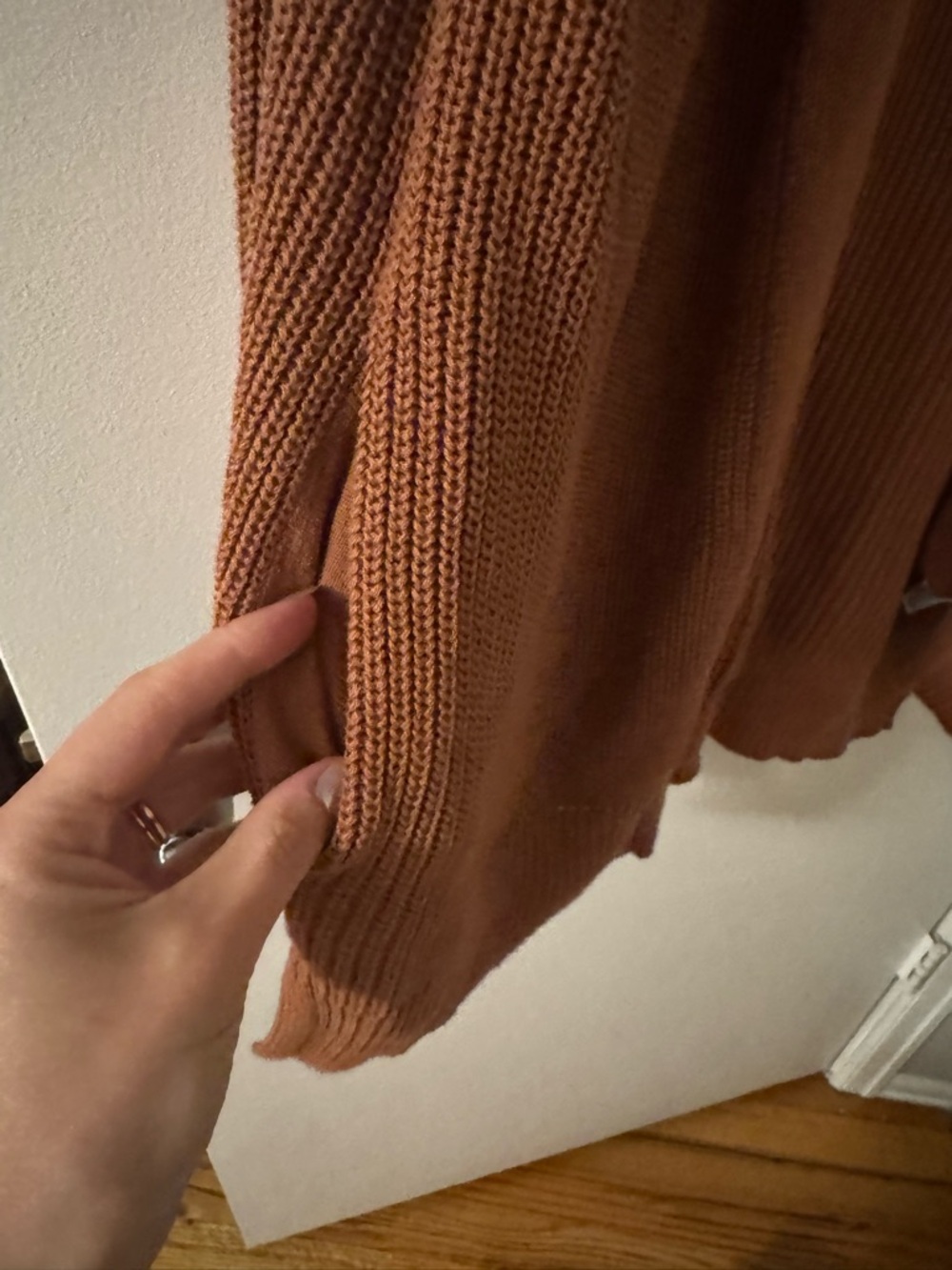 Warm Camel Brown Open Cardigan - Picture 9 of 9